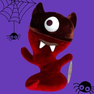 Halloween Starbucks Plush 8" One Eyed Monster Pal w/Fangs 2006 New with Hang Tag